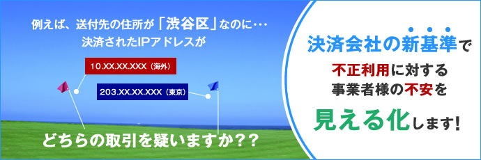 不正利用に対する事業者様の不安を見える化します。